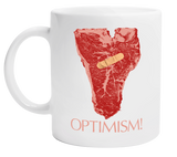 OPTIMISM! (White) Mug