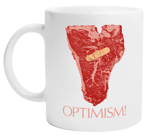 OPTIMISM! (White) Mug